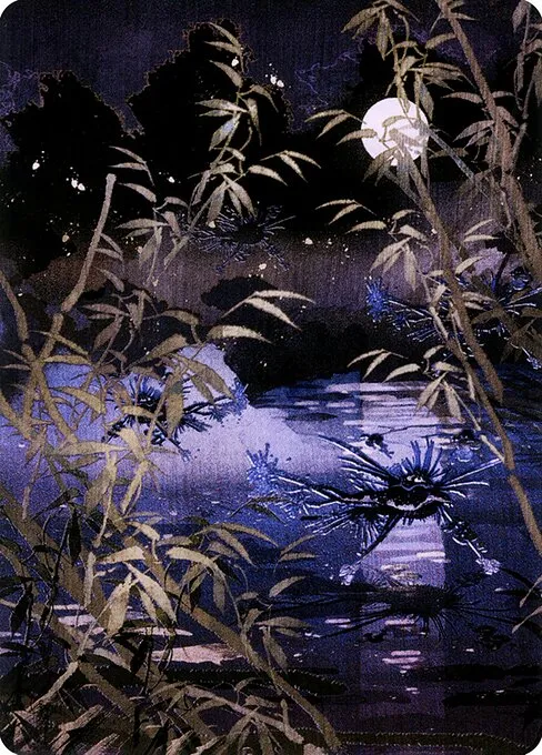 Swamp // Swamp · Neon Dynasty Art Series 81/81
