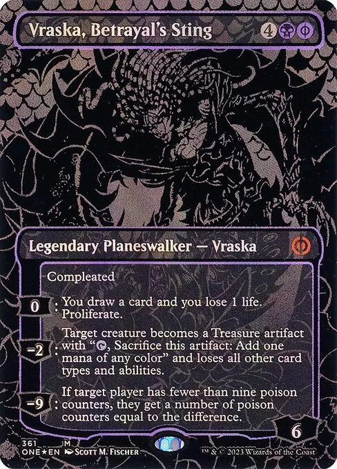 Vraska, Betrayal's Sting · Phyrexia: All Will Be One 361/479