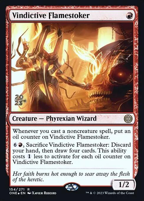 Vindictive Flamestoker · Phyrexia: All Will Be One Promos 154s/160