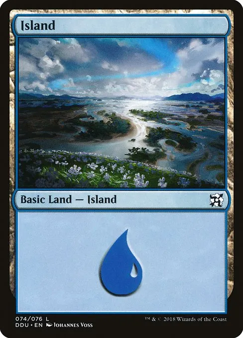 Island · Duel Decks: Elves vs. Inventors 74/76
