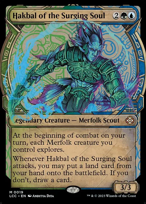 Hakbal of the Surging Soul · The Lost Caverns of Ixalan Commander 19/370