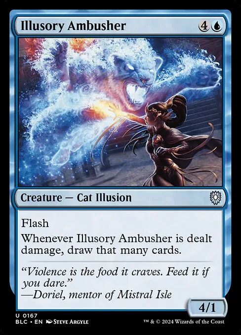 Illusory Ambusher · Bloomburrow Commander 167/356