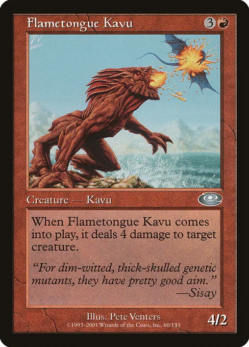 Flametongue Kavu · Planeshift 60/146