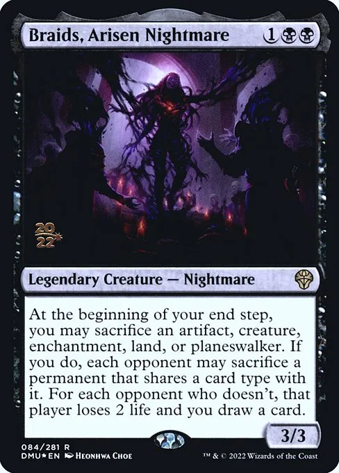 Braids, Arisen Nightmare · Dominaria United Promos 84s/161