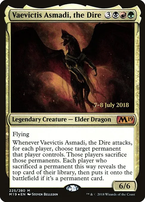 Vaevictis Asmadi, the Dire · Core Set 2019 Promos 225s/95