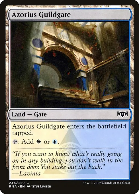 Azorius Guildgate · Ravnica Allegiance 244/273