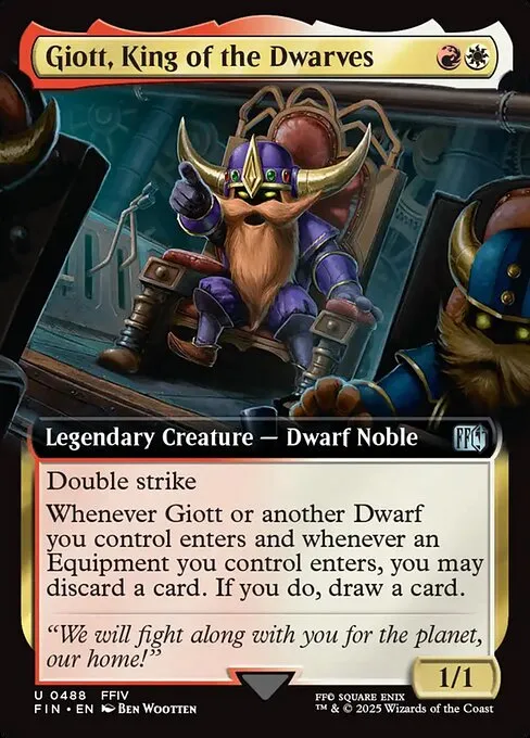 Giott, King of the Dwarves · Final Fantasy 488/599