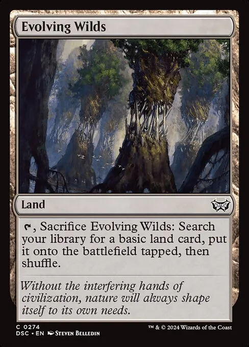 Evolving Wilds · Duskmourn: House of Horror Commander 274/373