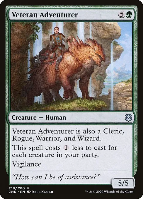 Veteran Adventurer · Zendikar Rising 218/407