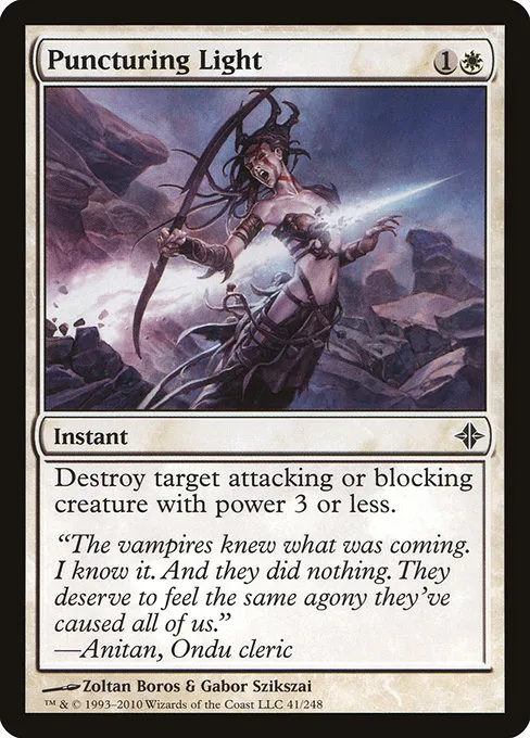 Puncturing Light · Rise of the Eldrazi 41/248
