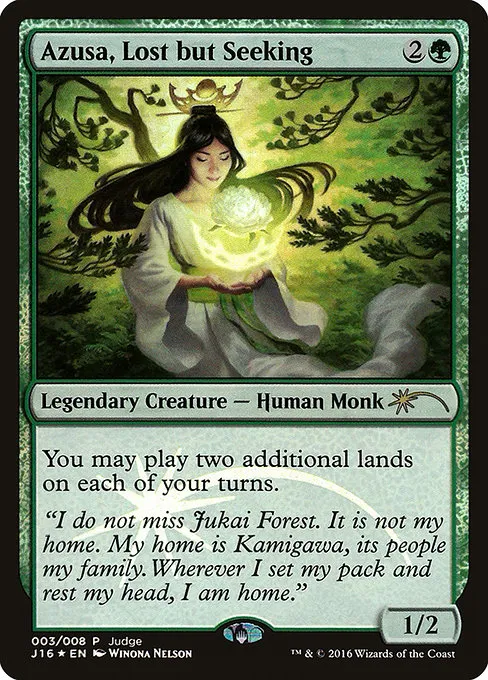 Azusa, Lost but Seeking · Judge Gift Cards 2016 3/8