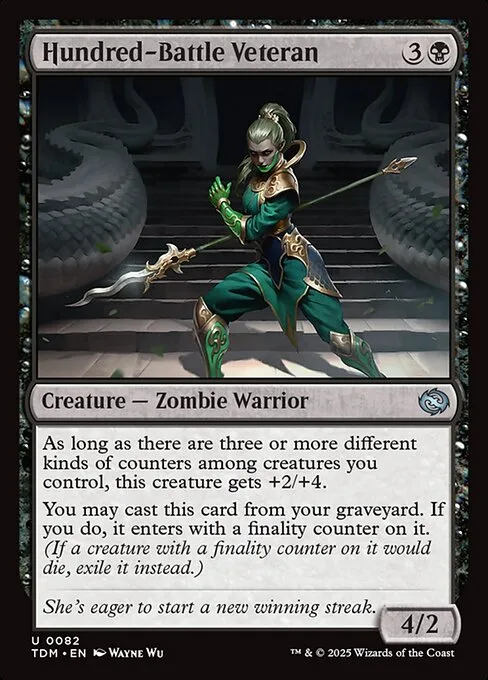 Hundred-Battle Veteran · Tarkir: Dragonstorm 82/427