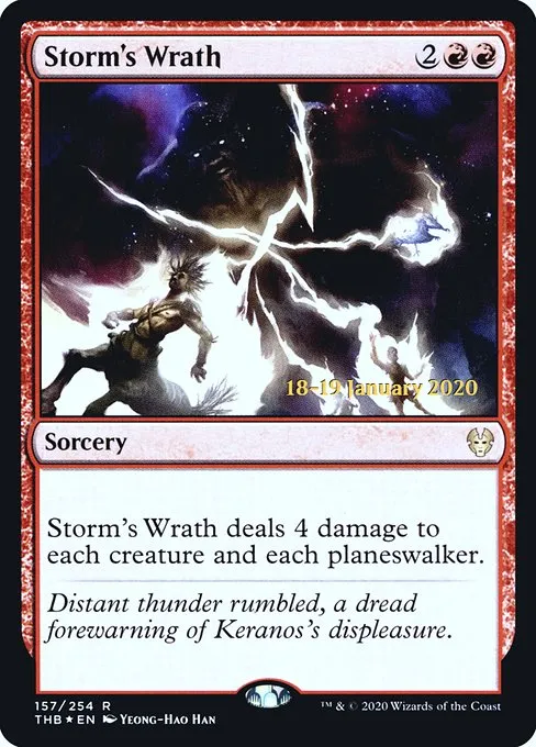 Storm's Wrath · Theros Beyond Death Promos 157s/137