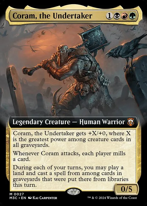 Coram, the Undertaker · Modern Horizons 3 Commander 27/398