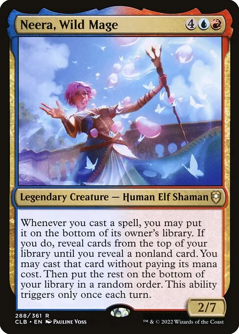 Neera, Wild Mage · Commander Legends: Battle for Baldur's Gate 288/936