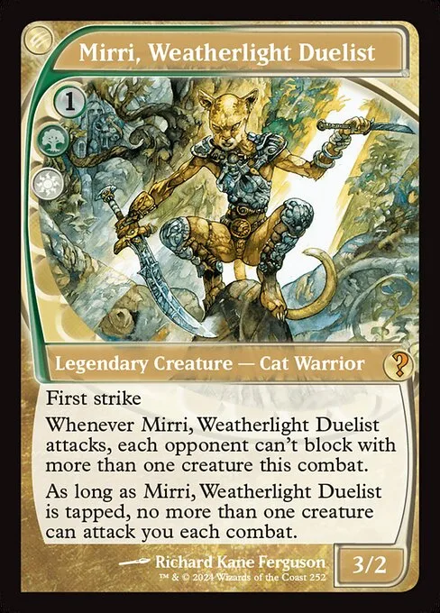 Mirri, Weatherlight Duelist · Mystery Booster 2 252/385