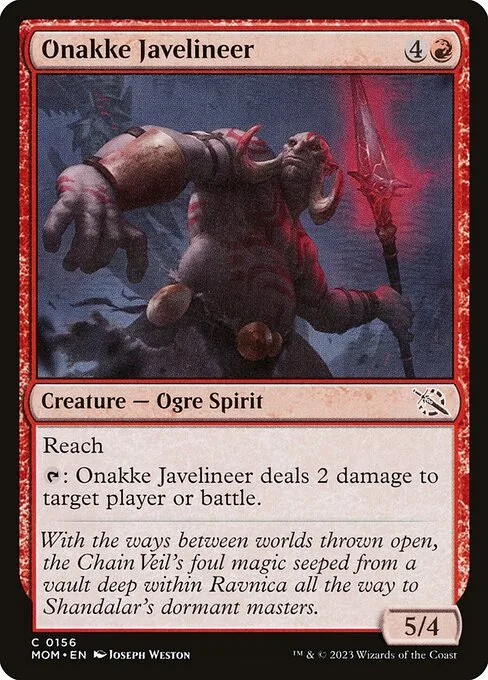 Onakke Javelineer · March of the Machine 156/387