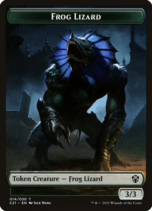 Frog Lizard · Commander 2021 Tokens 14/30
