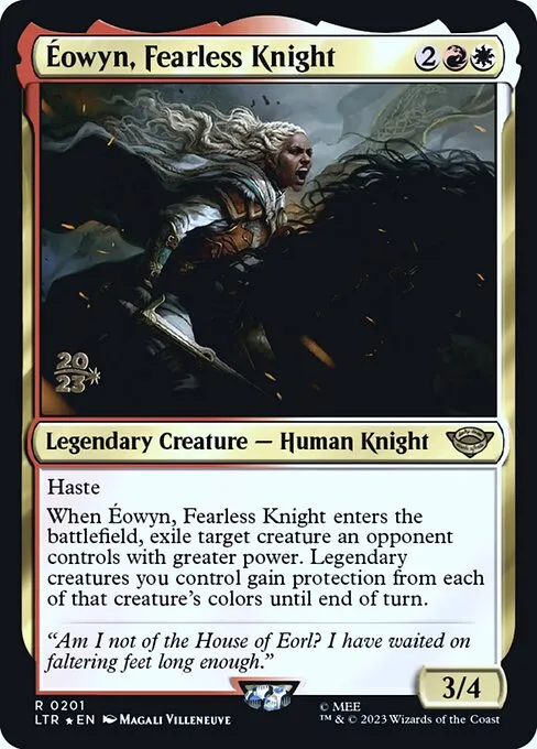 Éowyn, Fearless Knight · Tales of Middle-earth Promos 201s/86