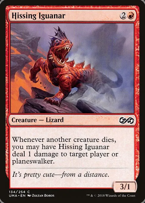 Hissing Iguanar · Ultimate Masters 134/254