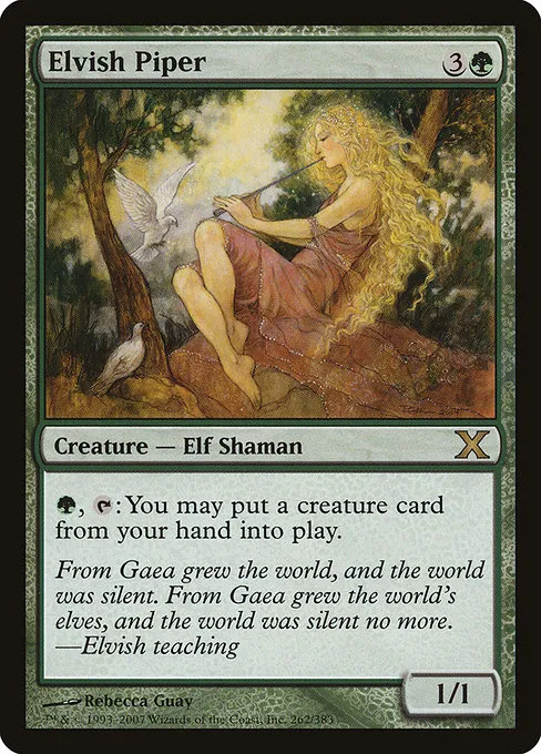 Elvish Piper · Tenth Edition 262/510