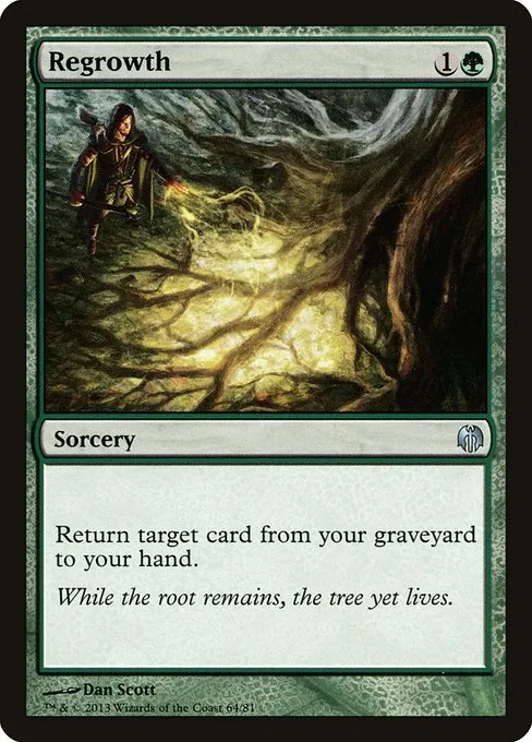 Regrowth · Duel Decks: Heroes vs. Monsters 64/81