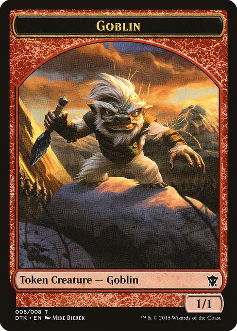 Goblin · Dragons of Tarkir Tokens 6/8