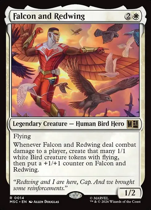 Falcon and Redwing · Marvel Super Heroes Commander 14/9