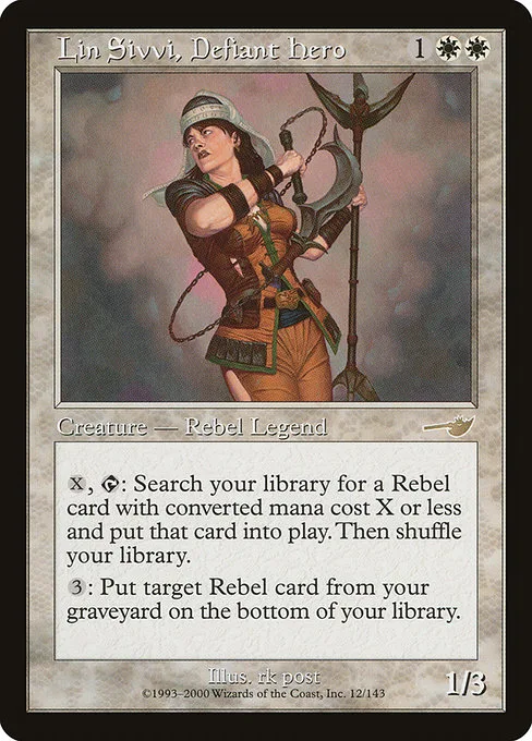 Lin Sivvi, Defiant Hero · Nemesis 12/143