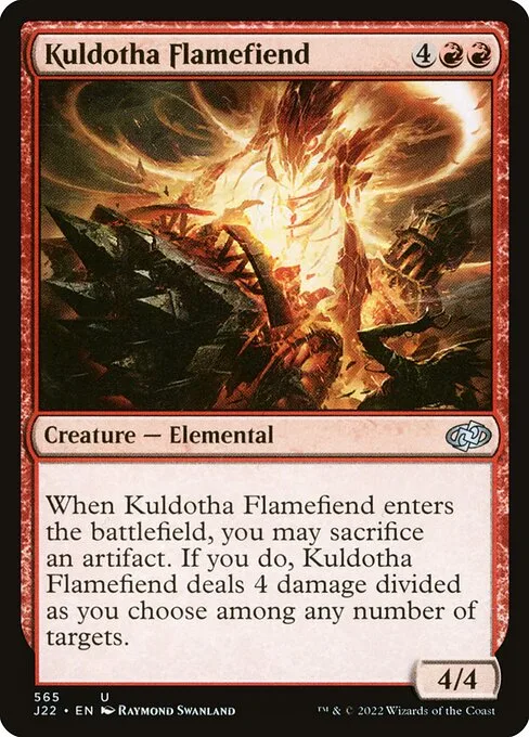 Kuldotha Flamefiend · Jumpstart 2022 565/835