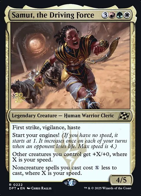 Samut, the Driving Force · Aetherdrift Promos 222s/160