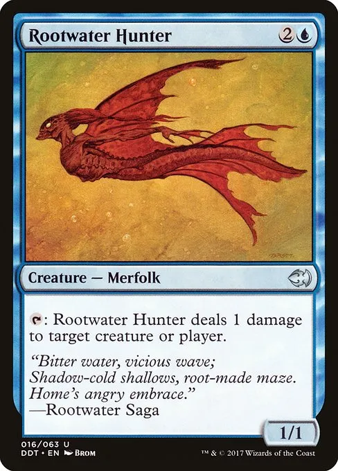 Rootwater Hunter · Duel Decks: Merfolk vs. Goblins 16/63