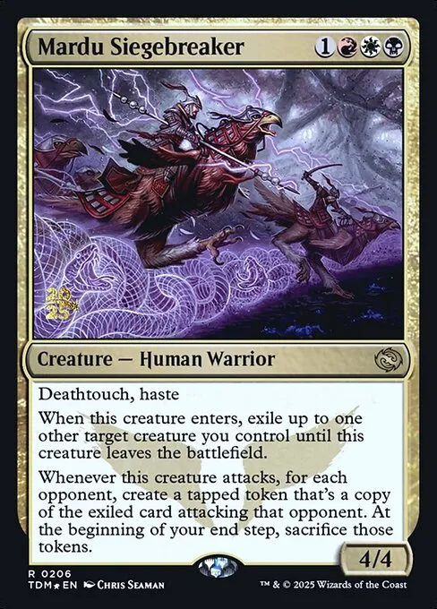 Mardu Siegebreaker · Tarkir: Dragonstorm Promos 206s/160