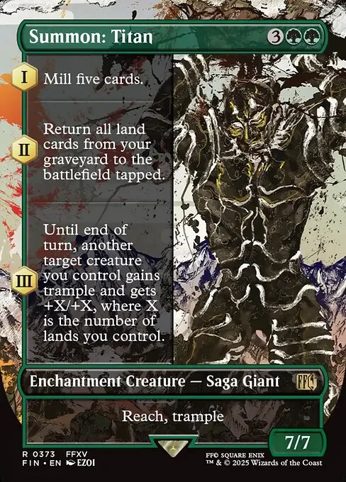 Summon: Titan · Final Fantasy 373/599