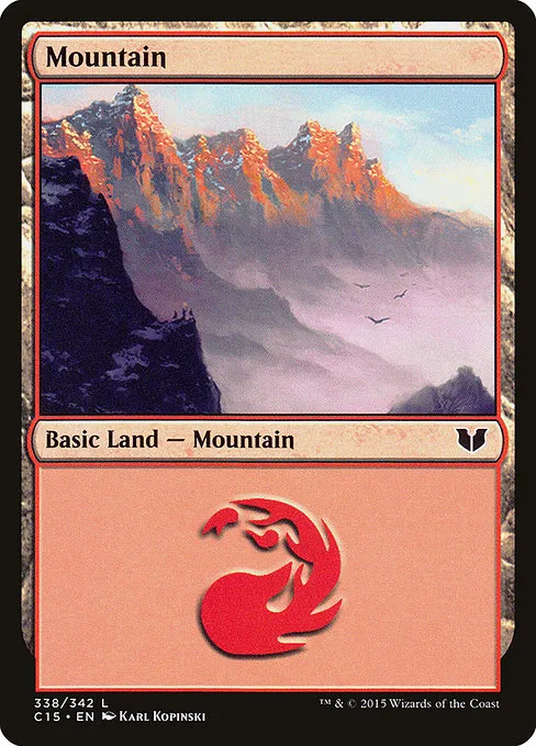 Mountain · Commander 2015 338/342