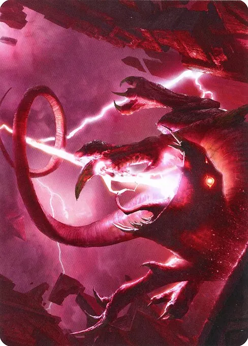 Thundering Rebuke // Thundering Rebuke · Zendikar Rising Art Series 68/81