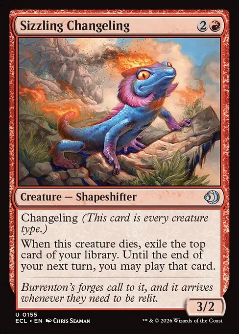 Sizzling Changeling · Lorwyn Eclipsed 155/408