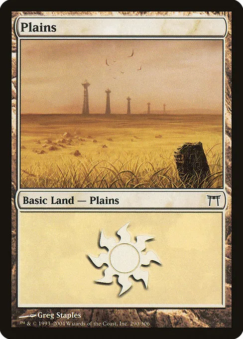 Plains · Champions of Kamigawa 290/307