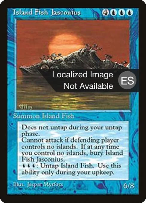 Island Fish Jasconius · Fourth Edition Foreign Black Border 78/378