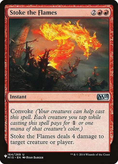 Stoke the Flames · The List M15-164/5050