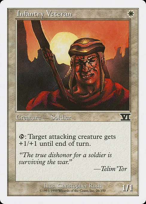 Infantry Veteran · Classic Sixth Edition 26/351