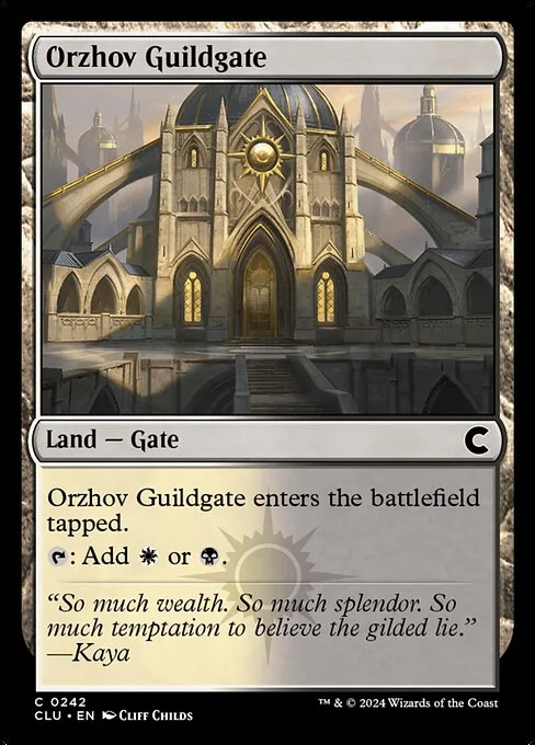 Orzhov Guildgate · Ravnica: Clue Edition 242/284