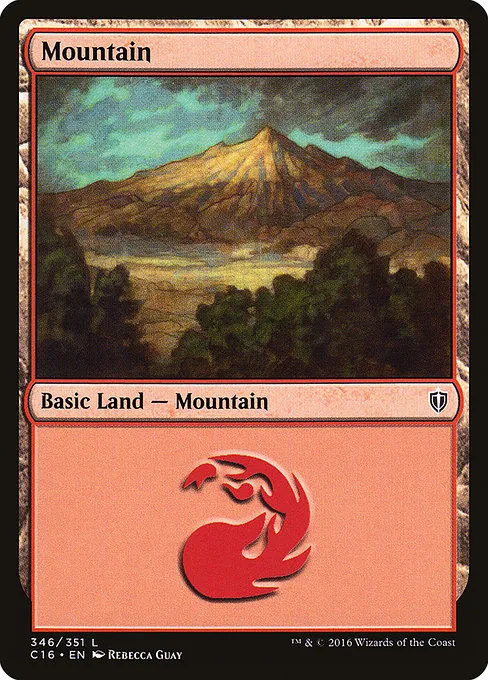 Mountain · Commander 2016 346/351