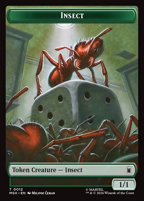 Insect · Marvel Super Heroes Tokens 12