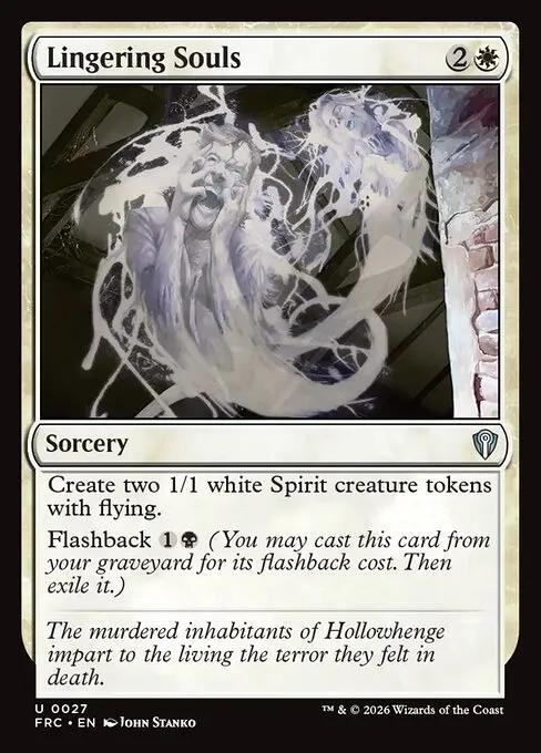 Lingering Souls · Reality Fracture Commander 27/2
