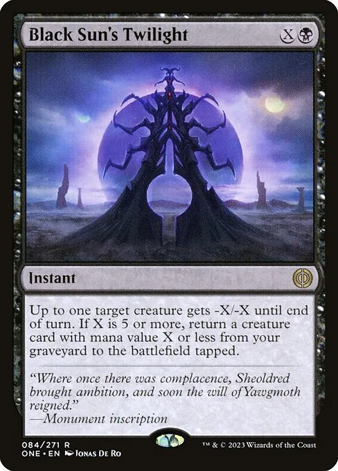 Black Sun's Twilight · Phyrexia: All Will Be One 84/479