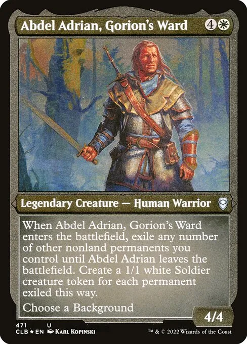 Abdel Adrian, Gorion's Ward · Commander Legends: Battle for Baldur's Gate 471/936