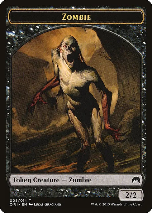 Zombie · Magic Origins Tokens 5/15