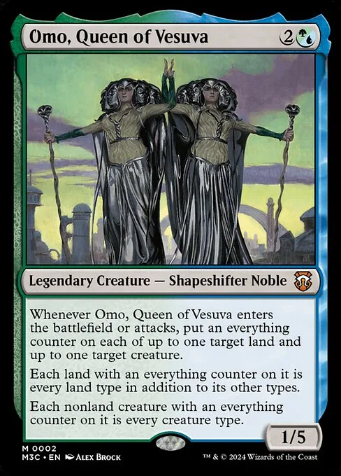 Omo, Queen of Vesuva · Modern Horizons 3 Commander 2/398