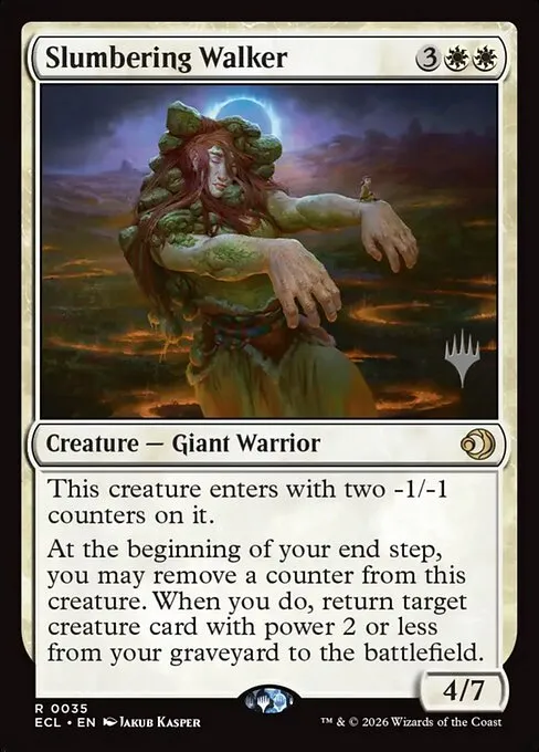 Slumbering Walker · Lorwyn Eclipsed Promos 35p/87